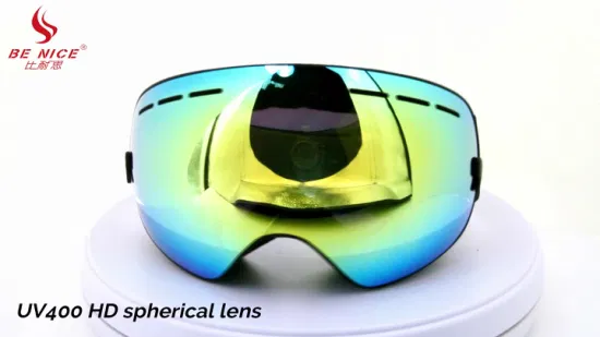 二重層 PC レンズスキーゴーグル Benice スノーゴーグル Snow 4600 子供用カスタマイズされたスキー眼鏡ミラーコーティング